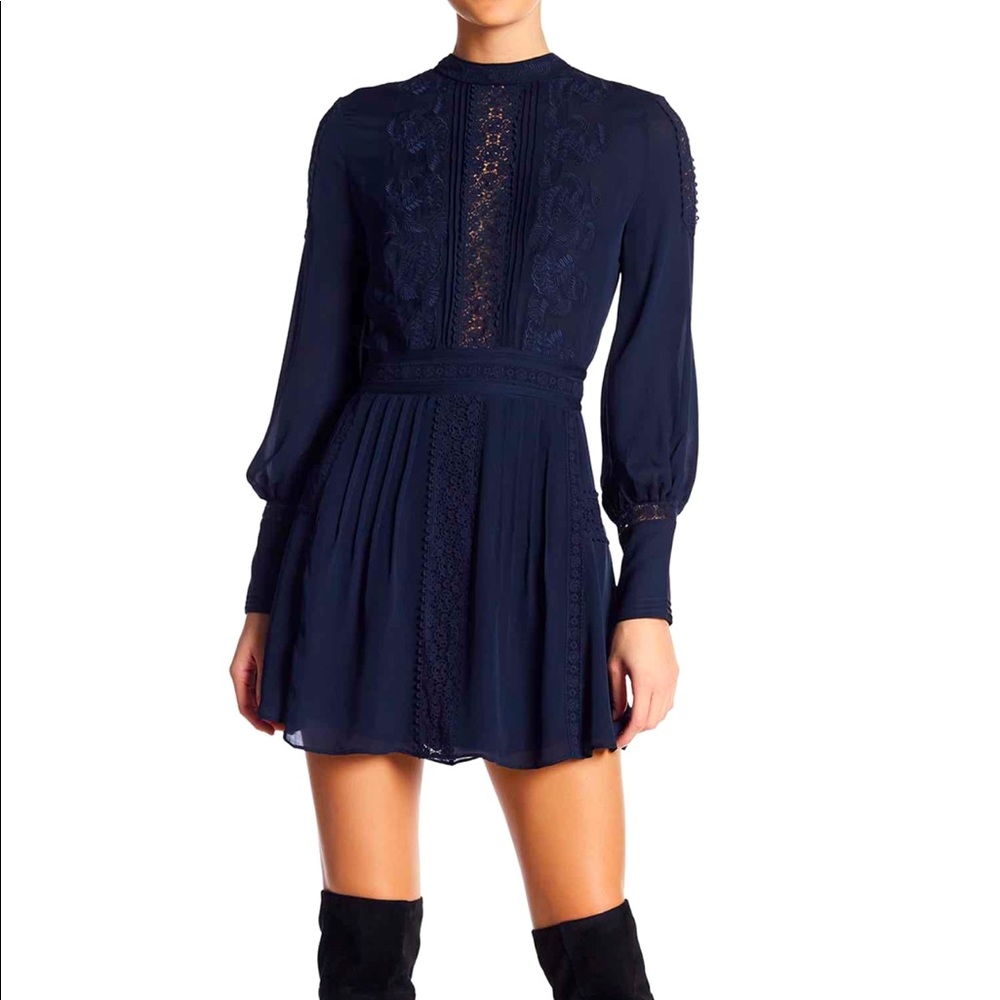 Victorian Silk Mini Dress